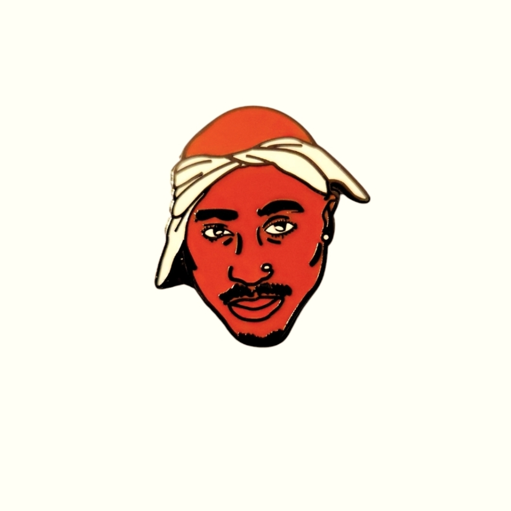 TUPAC ENAMEL PIN